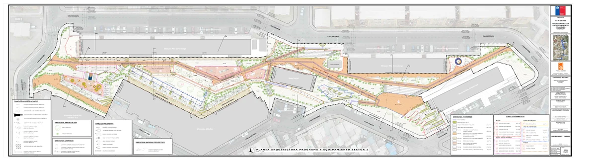 Planta del proyecto Circuito de Plazas Alto Covadonga